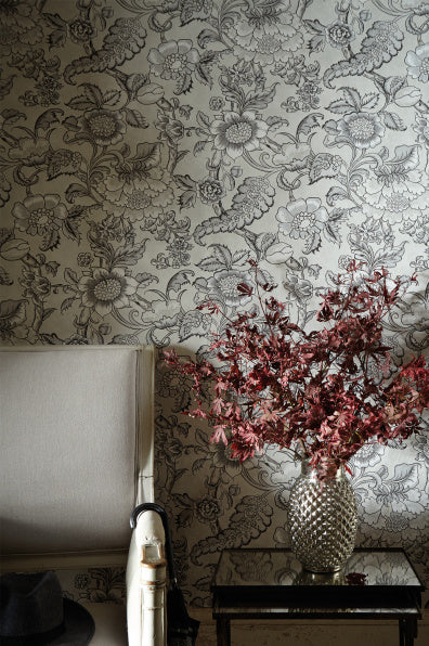 Little Greene's Sackville Street Wallpaper in Tweed