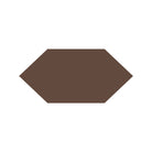 Shuttle Hexagon Tile in Brown