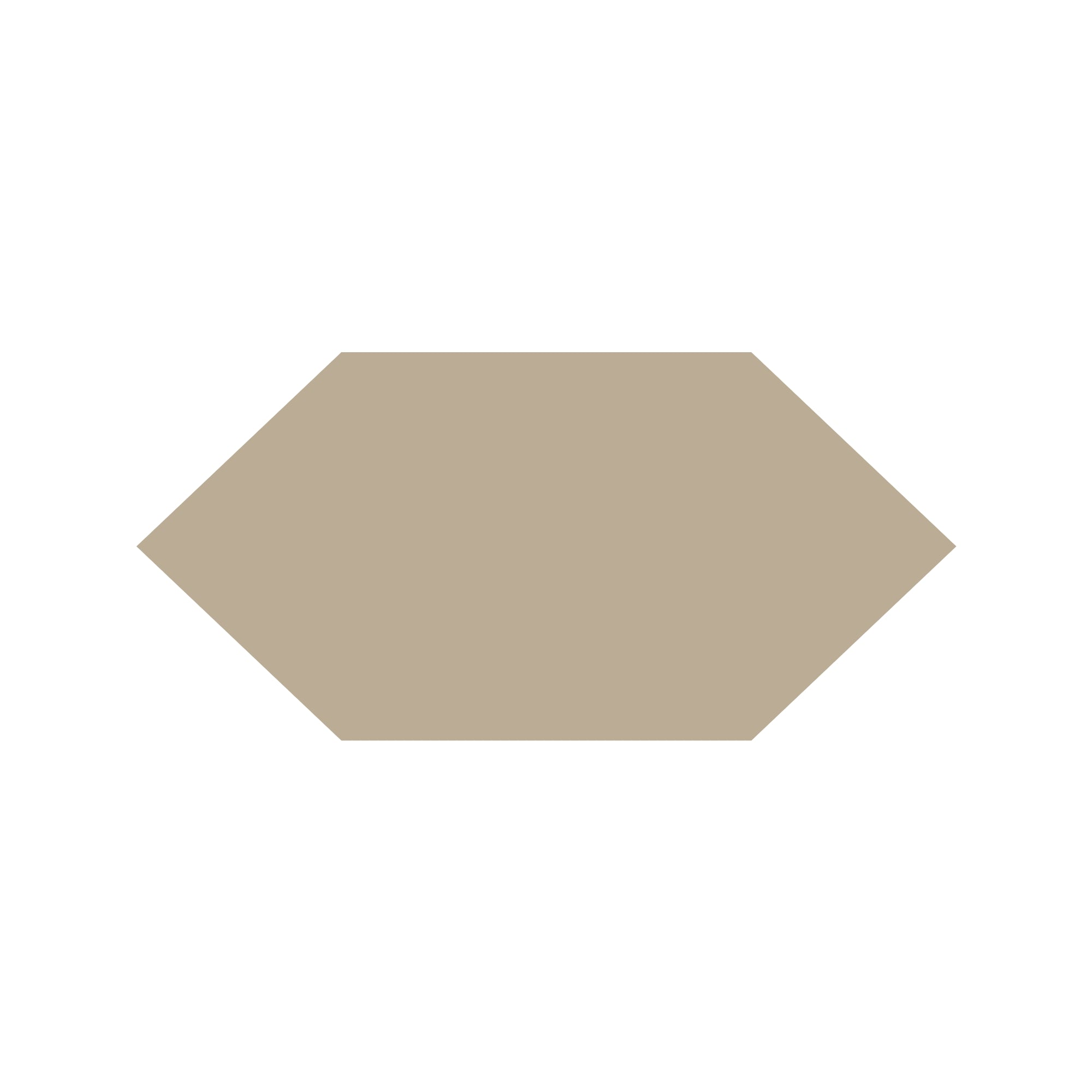 Shuttle Hexagon Tile in Coffee