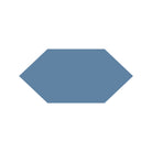Shuttle Hexagon Tile in Dark Blue