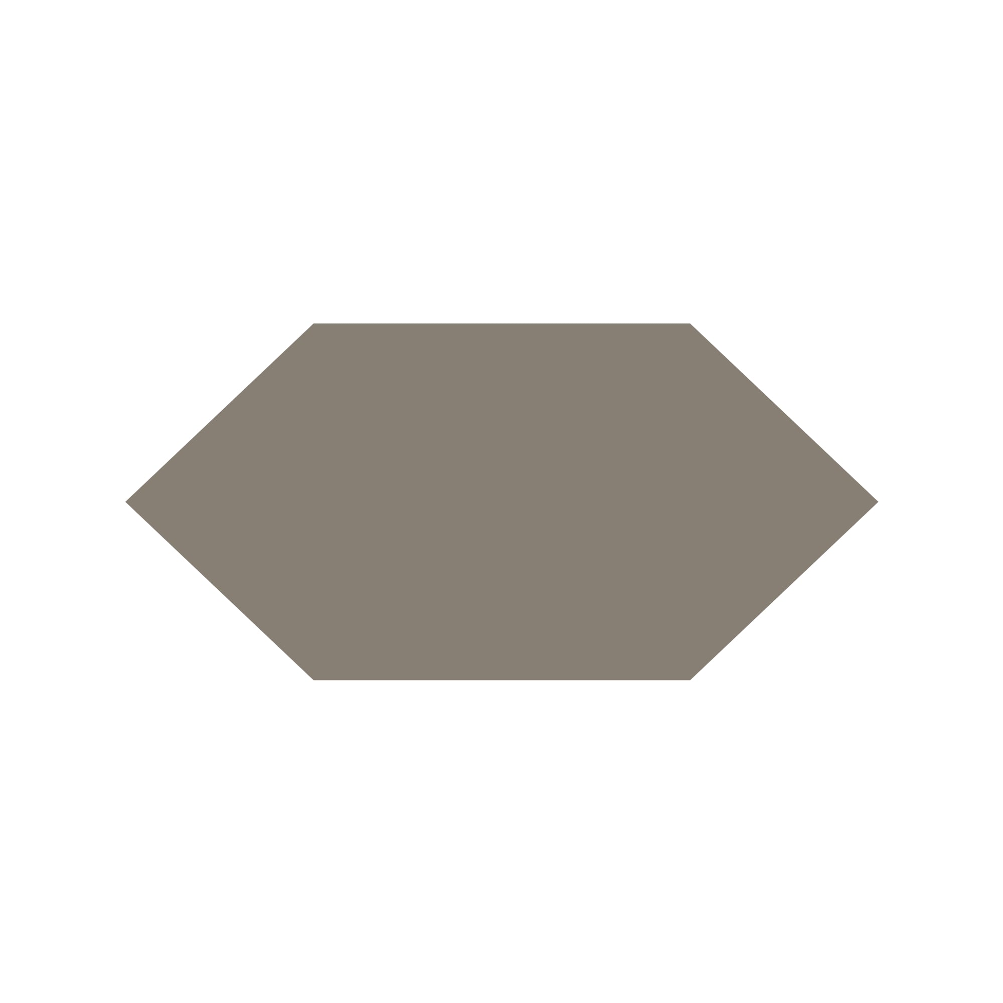 Shuttle Hexagon Tile in Grey