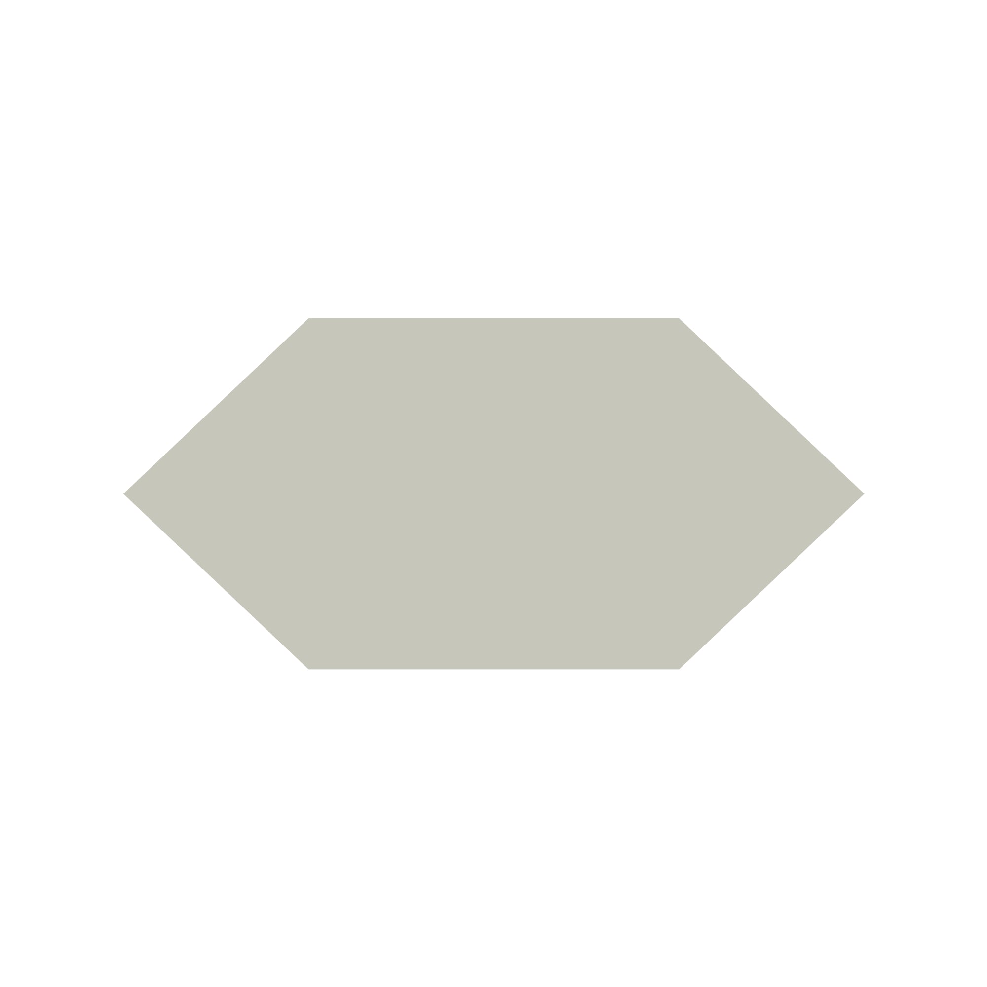 Shuttle Hexagon Tile in Pearl Grey