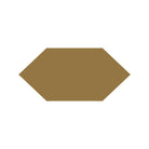 Shuttle Hexagon Tile in Toffee
