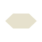Shuttle Hexagon Tile in White