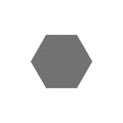 Equilateral Hexagon Tile in Slate
