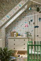 Little Greene's Balance Wallpaper in Portland Stone
