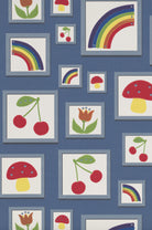 Little Greene's Balance Wallpaper in Woad