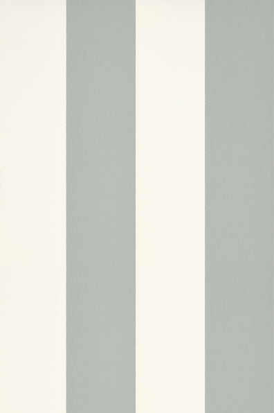 Little Greene's Broad Stripe Wallpaper in Celestial Blue