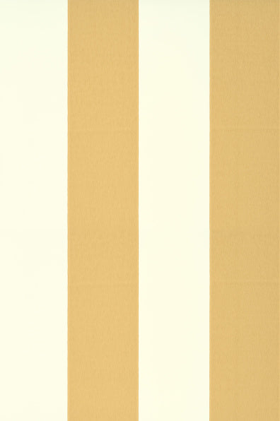 Little Greene's Broad Stripe Wallpaper in Yellow-Pink