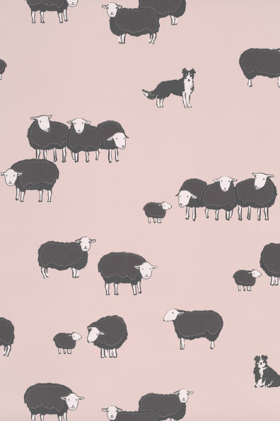 Little Greene's Nip & Lassie Wallpaper in Confetti