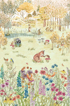 Little Greene's Potter's Woodland Wallpaper in Harvest