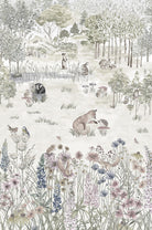Little Greene's Potter's Woodland Wallpaper in Solstice