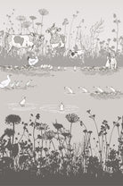 Little Greene's Riverside Capers Wallpaper in Cluck