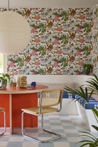 Little Greene's Animal Kingdom Wallpaper in Atomic