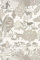 Little Greene's Animal Kingdom Wallpaper in Portland Stone