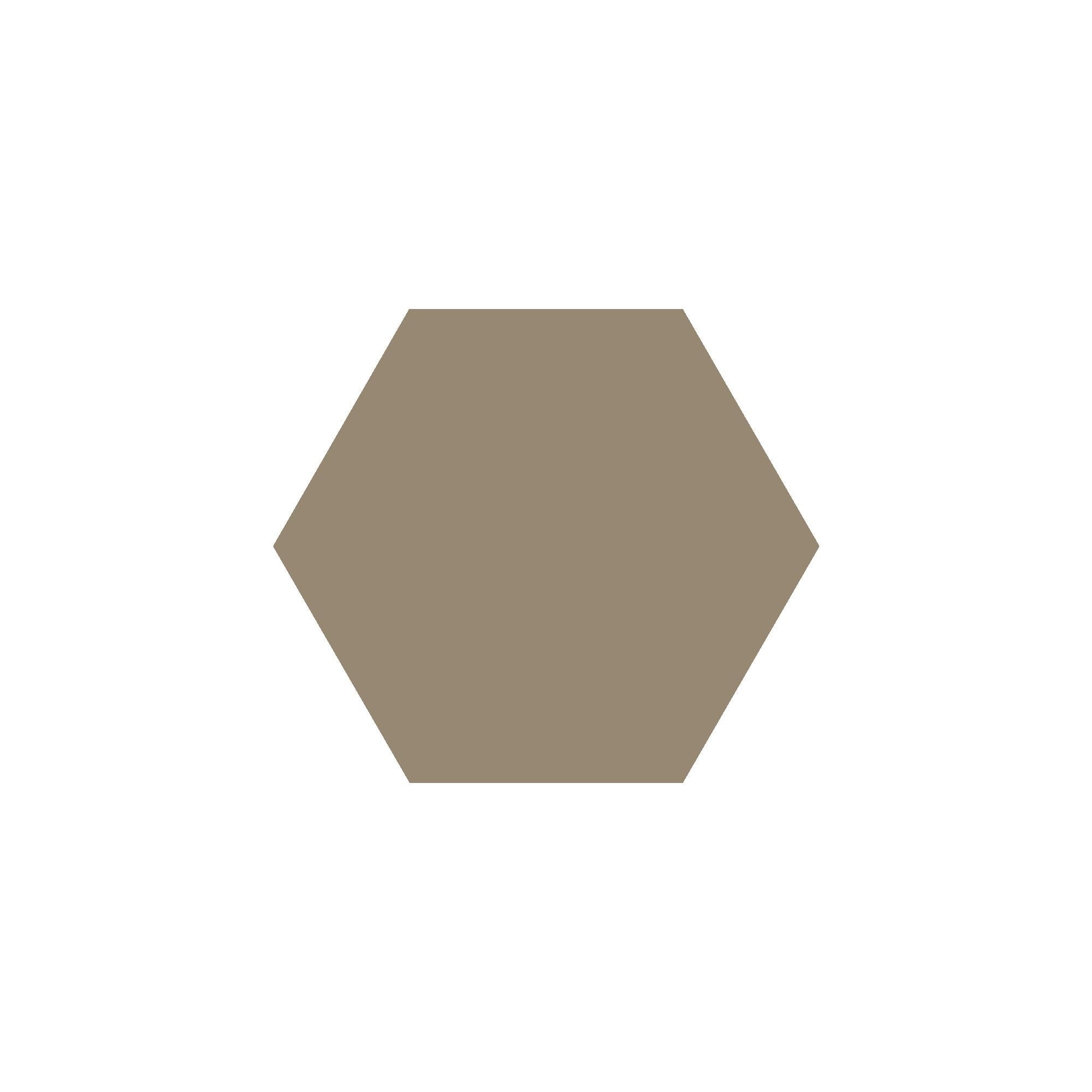 Equilateral Hexagon Tile in Mole