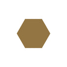 Equilateral Hexagon Tile in Toffee