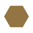 Equilateral Hexagon Tile in Toffee