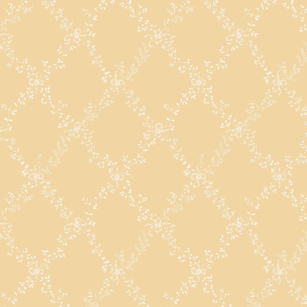 Farrow and Ball's Toile Trellis Wallpaper