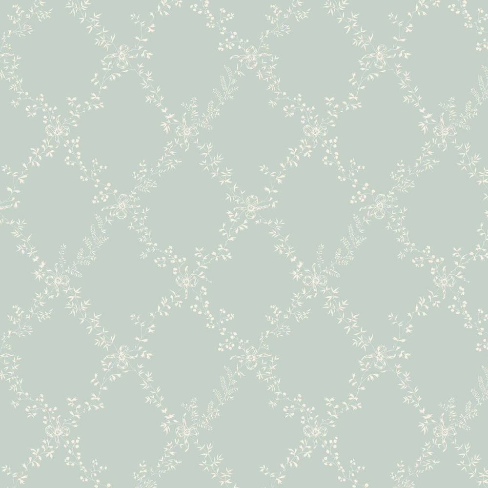 Farrow and Ball's Toile Trellis Wallpaper