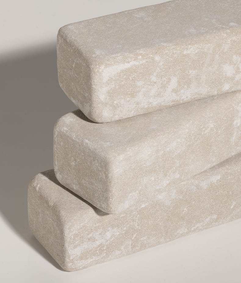 Ca'Pietra's Trafalgar Sandstone Tumbled Klinkers