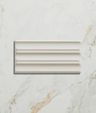 Ca'Pietra's Tunstall Ceramic Gloss Fluted Brick Tiles