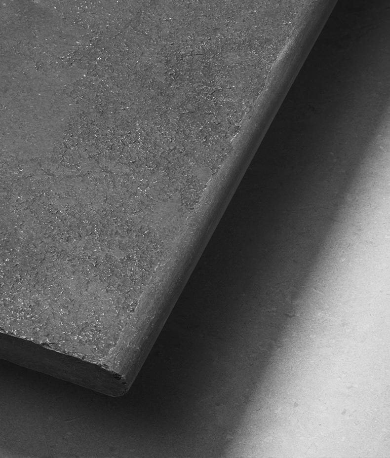 Ca'Pietra's Galway Limestone Seasoned Bullnose Coping