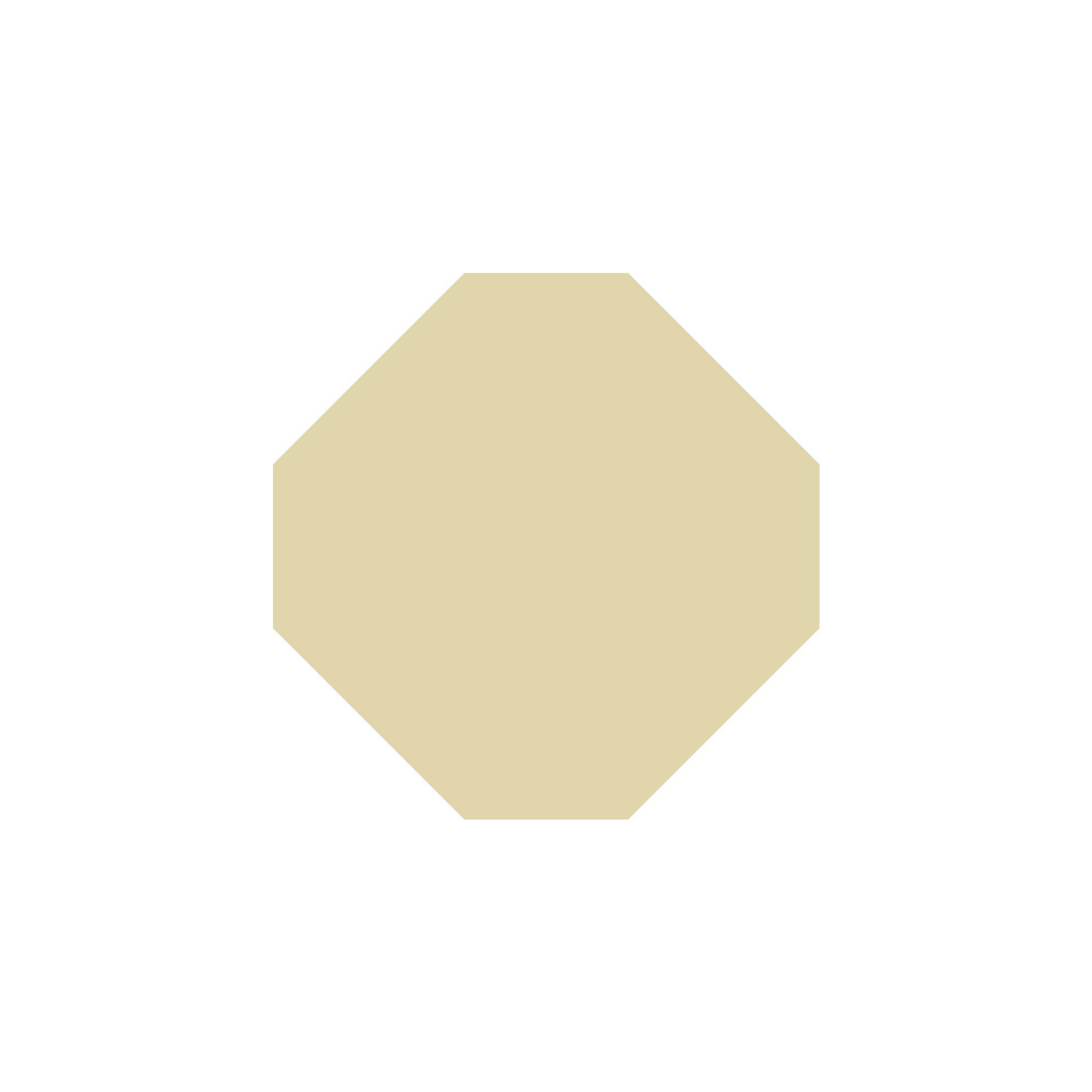 Octagon Tile in Vanilla