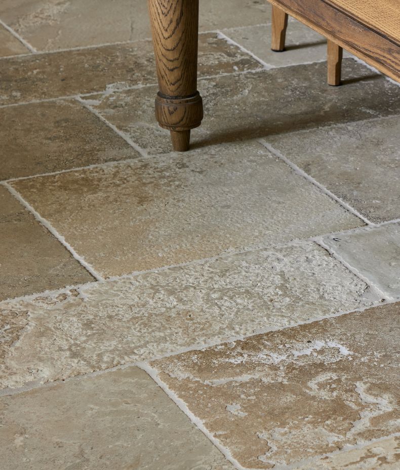 Ca'Pietra's Vieux Bourgogne Limestone Ancient Tiles