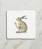 Ca'Pietra's Wiltshire Hares Ceramic Tiles by Joanna May