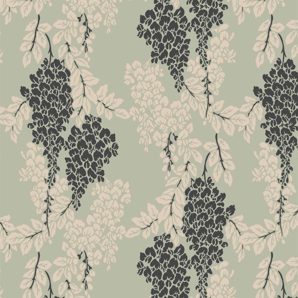 Farrow and Ball's Wisteria Wallpaper