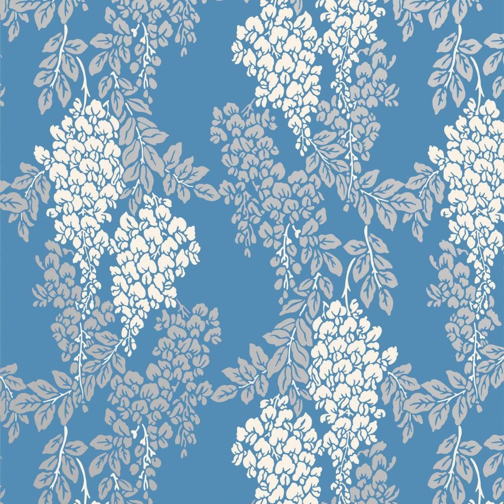 Farrow and Ball's Wisteria Wallpaper
