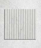 Ca'Pietra's Zen Marble Honed Reed Mosaic Tiles